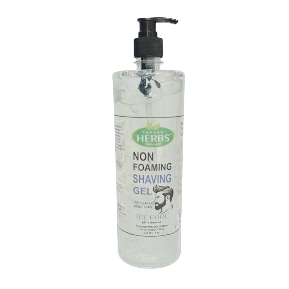 Tapasvi Herbs Non Foaming Shaving Gel - 1000ml