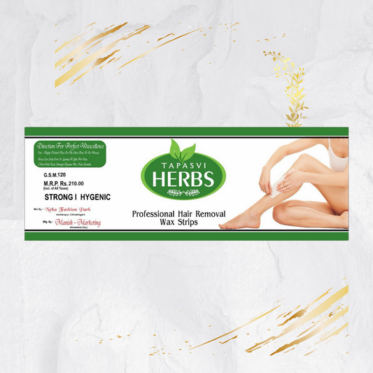 Tapasvi Herbs Wax Strips 90 Pcs