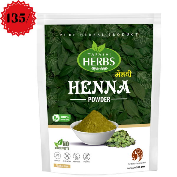 Tapasvi Herbs Natural Henna Powder 200g