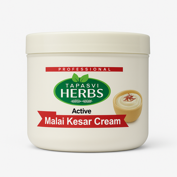 Tapasvi Herbs Active Malai Kesar Cream (800g)
