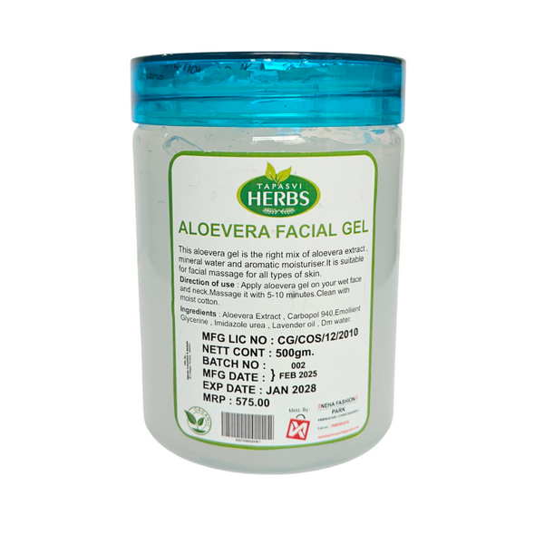 Tapasvi Herbs Aloe Vera Facial Gel 500g