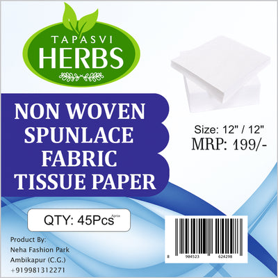 Tapasvi Herbs Non Woven Tissue Cloth 45 pcs