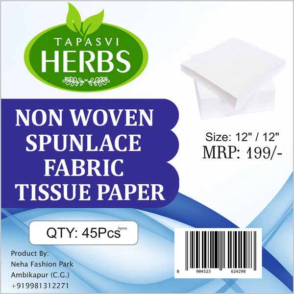 Tapasvi Herbs Non Woven Tissue Cloth 45 pcs